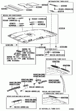 ROOF HEADLINING & SILENCER PAD 1